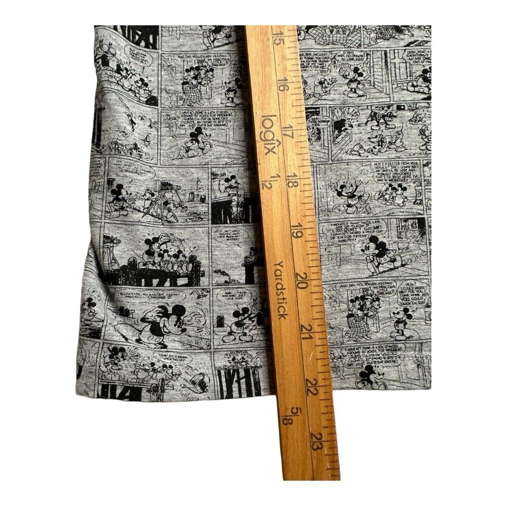Disney Women's Vintage Disney Brought To You By Giordano Black Gray Print Sz XXS - Picture 5 of 11